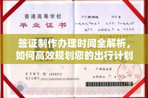 麦积签证制作办理时间全解析，如何高效规划您的出行计划