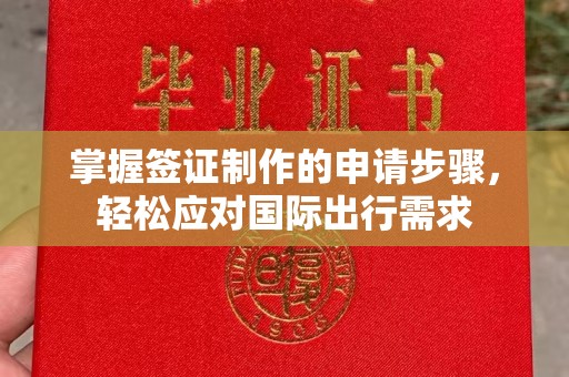 麦积掌握签证制作的申请步骤，轻松应对国际出行需求