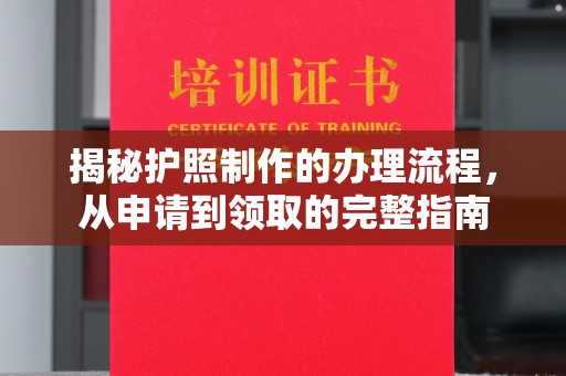 麦积揭秘护照制作的办理流程，从申请到领取的完整指南