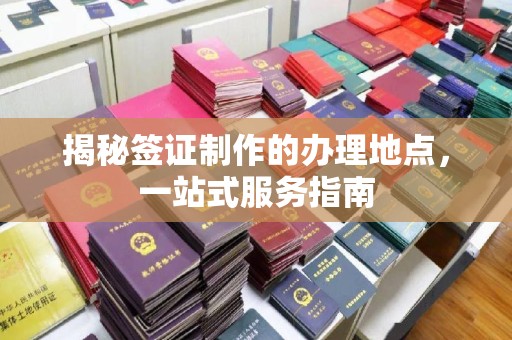 麦积揭秘签证制作的办理地点，一站式服务指南