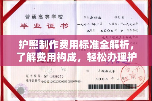 麦积护照制作费用标准全解析，了解费用构成，轻松办理护照